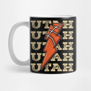 Funny Sports Utah Proud Name Basketball Classic Mug